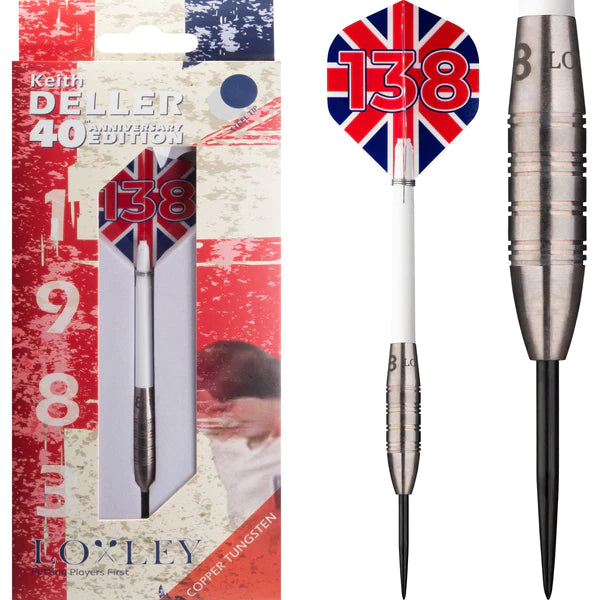 Loxley - Keith Deller 40th Anniversary Edition - 90% Tungsten Darts