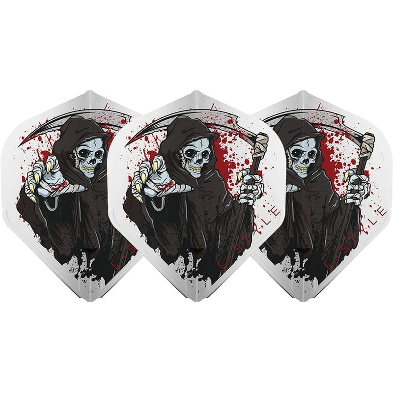 L-Style Ez L Flights Adam Stella Champagne Ring L1 Standard — three dart flights