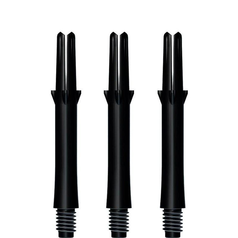 L-Style L Shafts Locked Straight Black — three black shafts