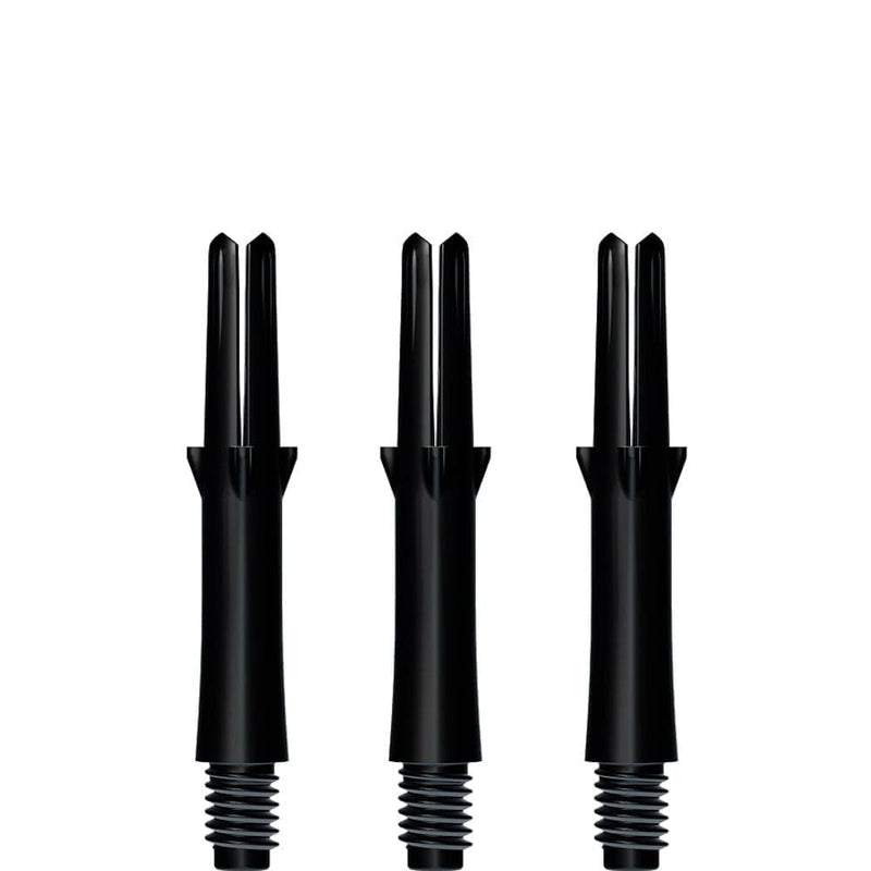 L-Style L Shafts Locked Straight Black — three black shafts