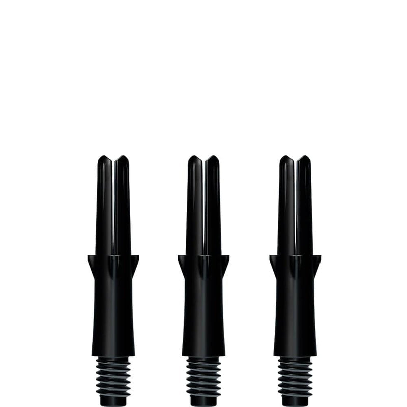 L-Style L Shafts Locked Straight Black — three black shafts