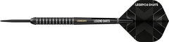 Legend Darts Evolution Series B07 Black Multi Ring Steel Tip Darts 90% — assembled dart