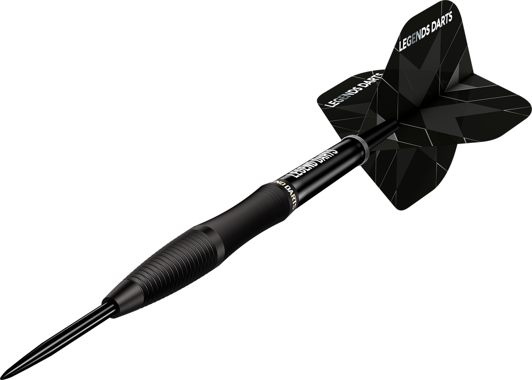 Legend Evolution B01 Micro Scallop 90% tungsten steel tip dart angle view