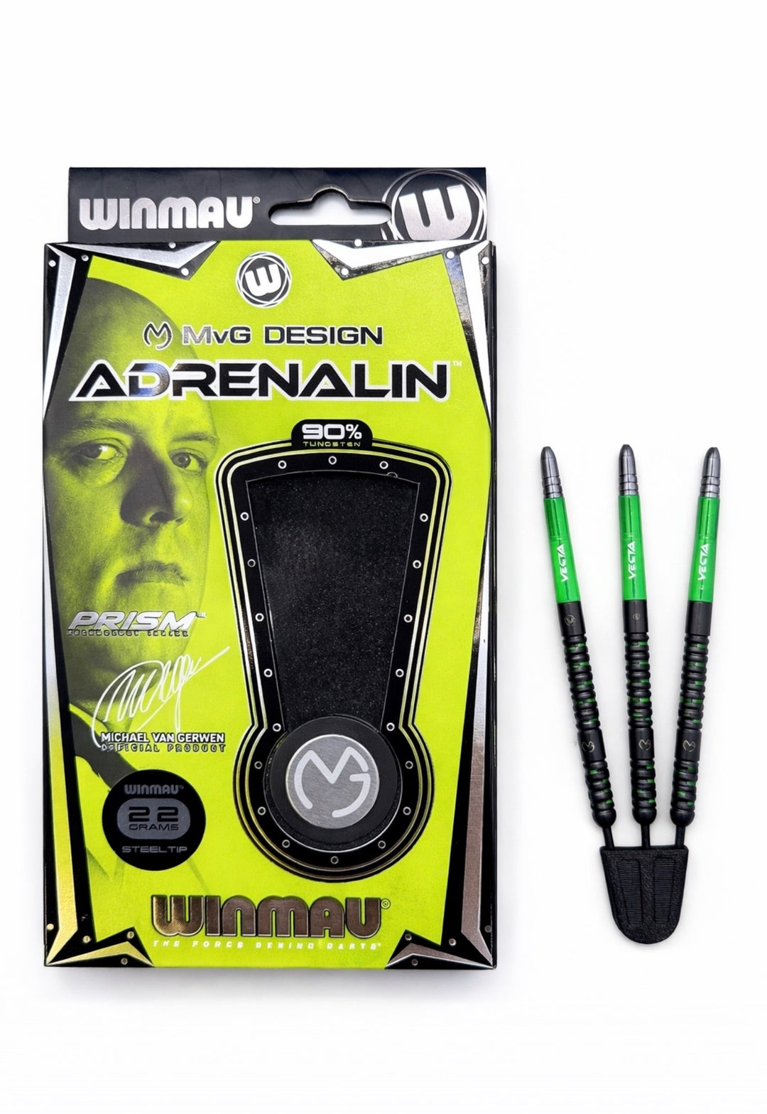 Winmau MVg Adrenalin 90% Tungsten 22g trade-in darts