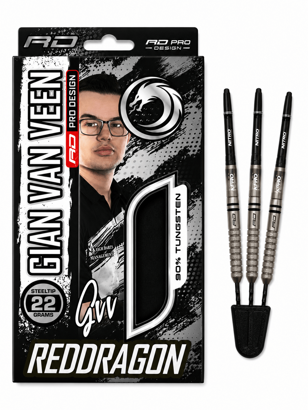 Red Dragon Gian Van Veen Tour Edition 90% Tungsten 22g - Trade in Collection