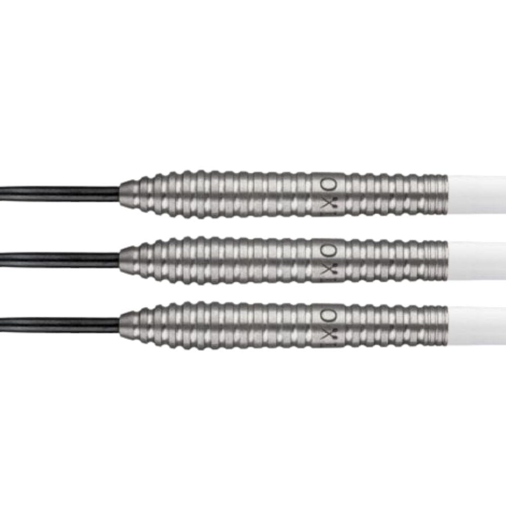 Loxley Featherweight Blue Steel Tip Darts 90% Tungsten — three dart barrels