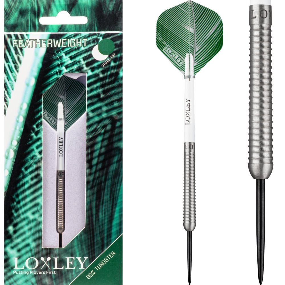 Featherweight Green Darts Steel Tip Darts - 90% Tungsten from On Point Darts