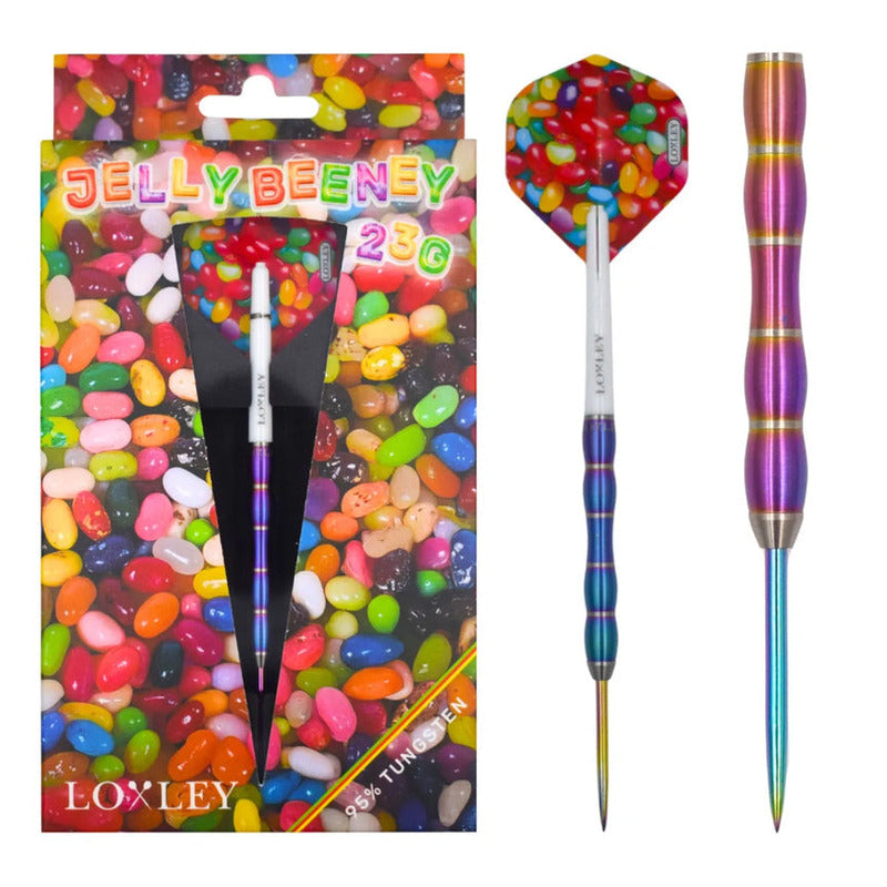 Loxley Jelly Beeney 23g 95% tungsten steel tip darts set with packaging