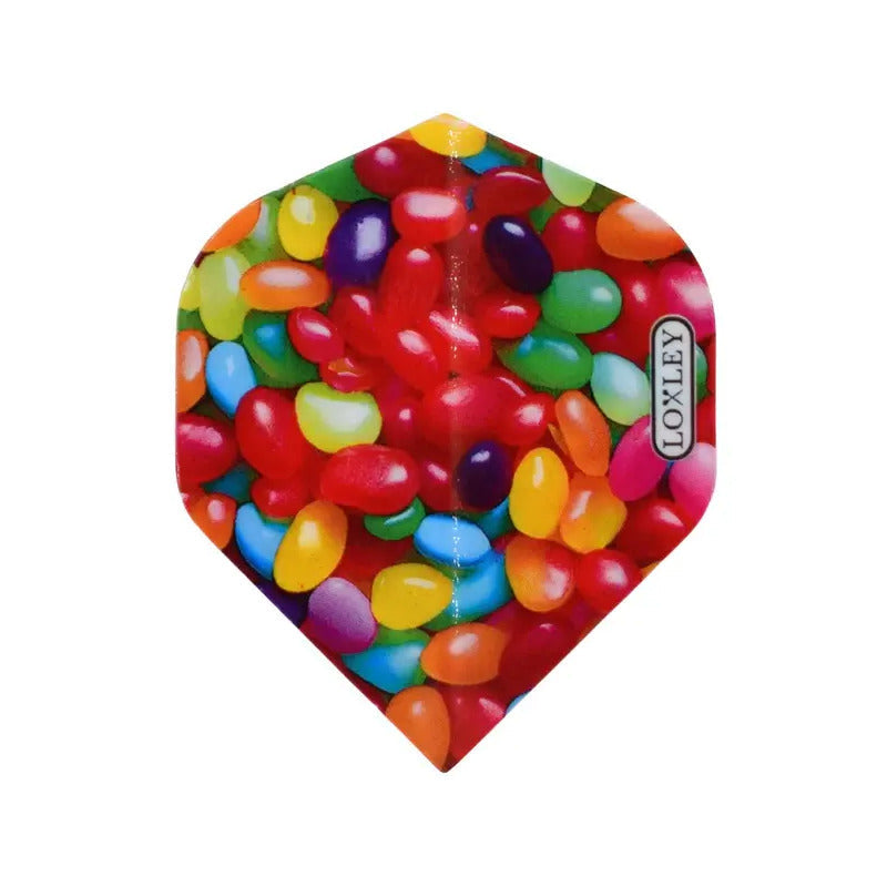 Loxley Jelly Beeney No. 2 jelly bean pattern dart flight