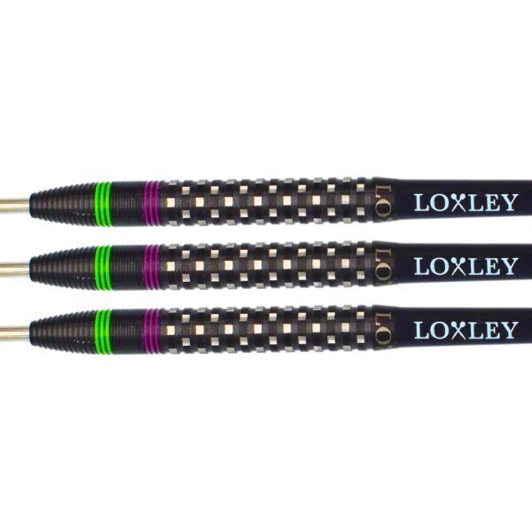 Loxley The Joker Steel Tip Darts 90% Tungsten — three dart barrels