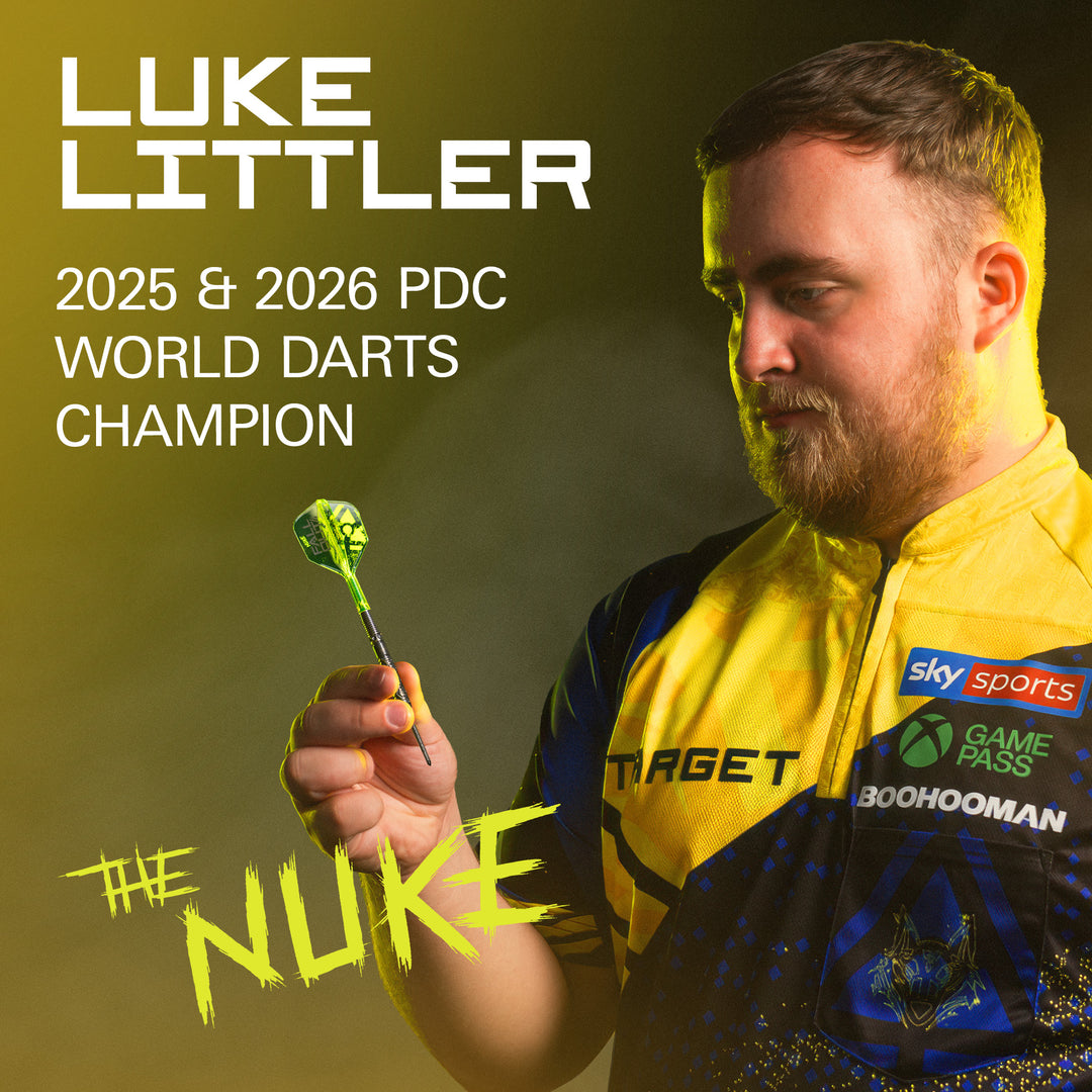 Luke Littler Nuke Fallout Steel Tip Darts - 90% Tungsten – product detail