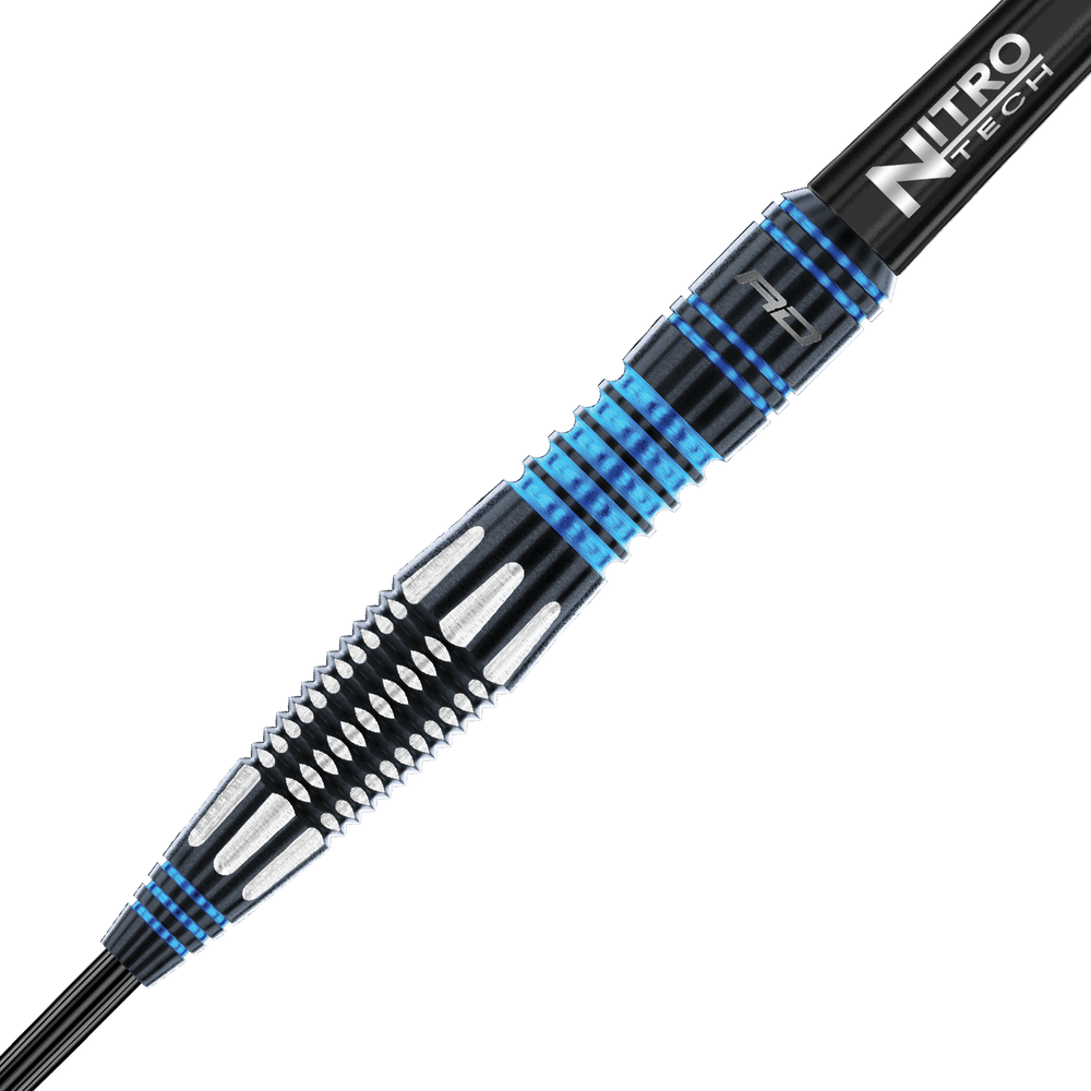 Red Dragon Marlin 90% Tungsten Darts — barrel and grip close-up