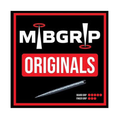 Mibgrip Originals steel tip dart points with board and finger grip rating