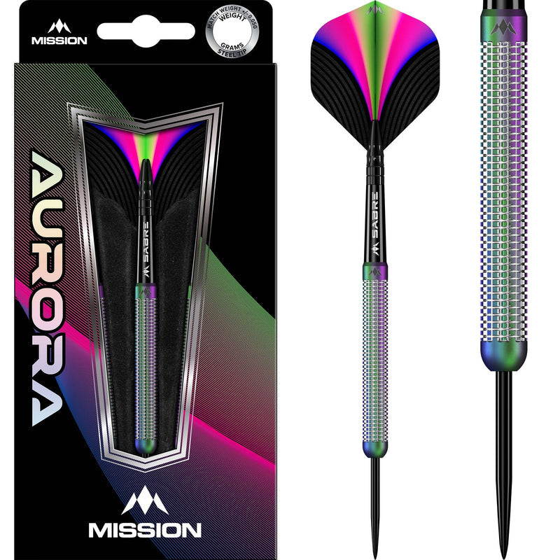 Aurora Coral Pvd Steel Tip Darts - 90% Tungsten from On Point Darts