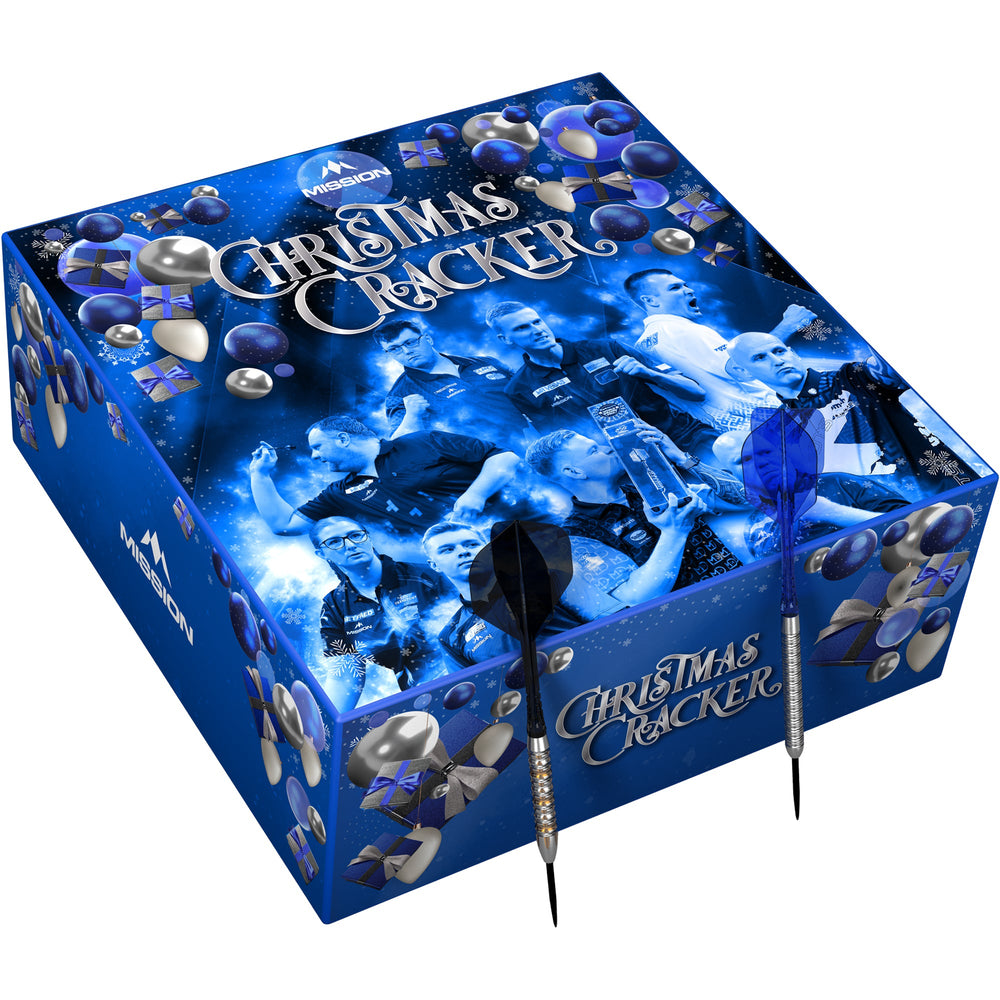 Mission Christmas Cracker Limited Edition Gift Set darts — gift-set packaging