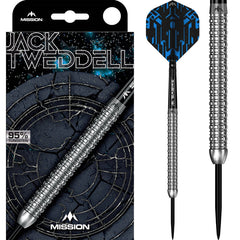 Mission Jack Tweddell Steel Tip Darts - 95% Tungsten 22g