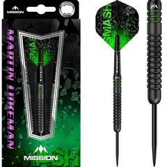 Martin Lukeman Black Steel Tip Darts - 90% Tungsten from On Point Darts