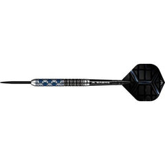 Mission Hexon Blue Steel Tip Darts 90% Tungsten — assembled dart