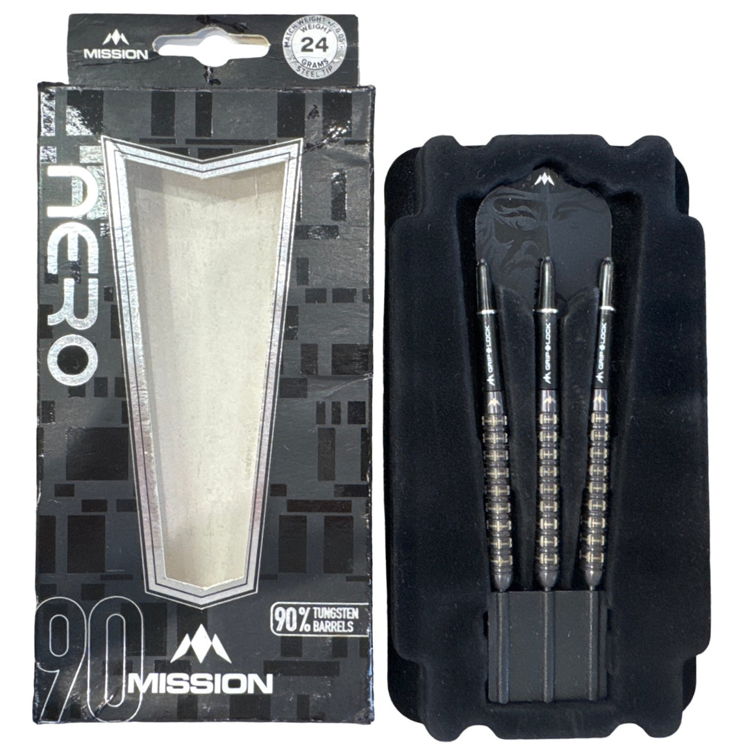 Mission Nero M2 Black Titanium 90% Tungsten 24g trade-in darts