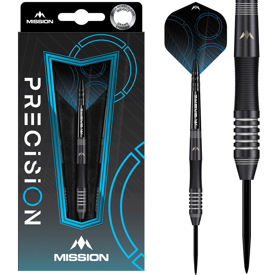 Precision Black Pvd Steel Tip Darts - 90% Tungsten from On Point Darts
