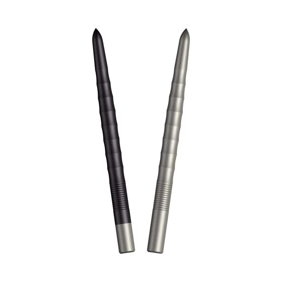 Mission - Ripple Steel Tip Replacement Points - black, silver colour options, one of each shown; colours sold separately