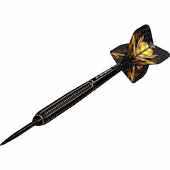 Scorpion Steel Tip Darts – assembled black and gold dart