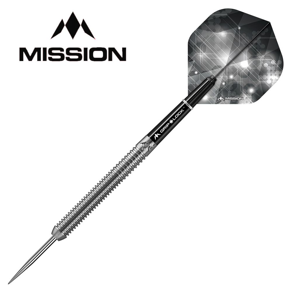 Mission Spirit M3 Steel Tip Darts 90% Tungsten — assembled dart
