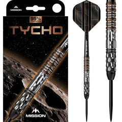 Mission Tycho Steel Tip Darts - 95% Tungsten 24g