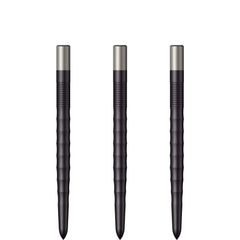 Mission Ripple Steel Tip Replacement Points — black replacement points