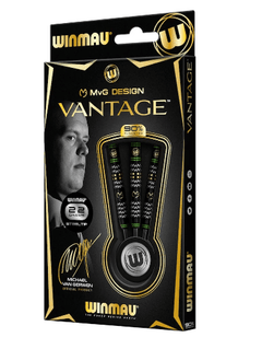 Winmau Mvg Vantage Steel Tip Darts 90% Tungsten — retail packaging