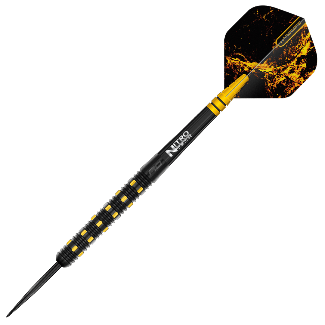 Red Dragon Nirvana Steel Tip Darts 90% Tungsten — assembled dart
