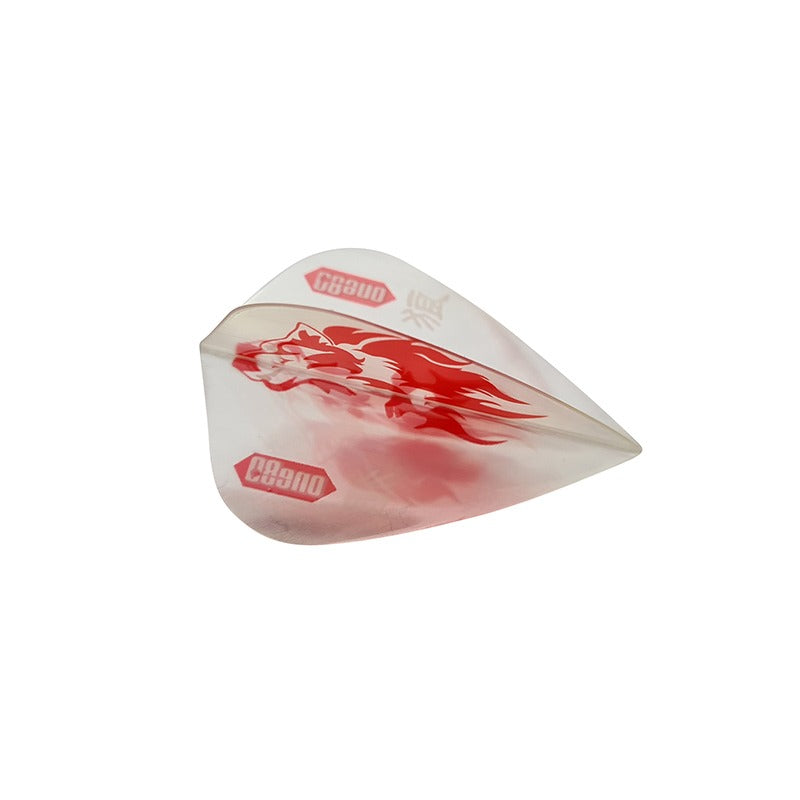 One80 Animal Kingdom clear red wolf kite flight – folded side view