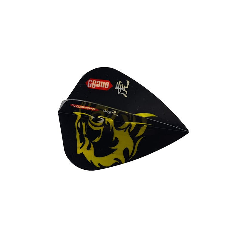 One80 Animal Kingdom yellow tiger kite flight – folded side view