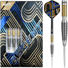 Ascent Black & Gold 03 Steel Tip Darts - 90% Tungsten from On Point Darts