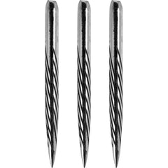 One80 Aztech style C silver spiral dart points