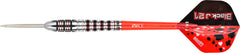 One80 Black J21 04 Steel Tip Darts 90% Tungsten — assembled dart
