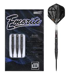 Emorite 03 Black Steel Tip Darts - 90% Tungsten from On Point Darts
