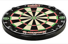 One80 Gladiator 3 Dartboard — dartboard, angled view
