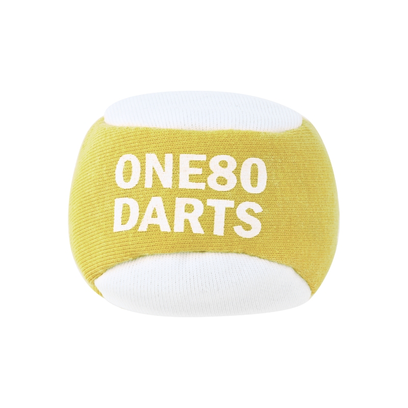 One80 yellow and white grip ball