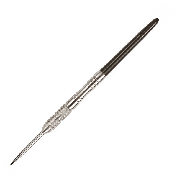 One80 Intruder Steel Tip Darts 80% Tungsten — barrel and grip close-up