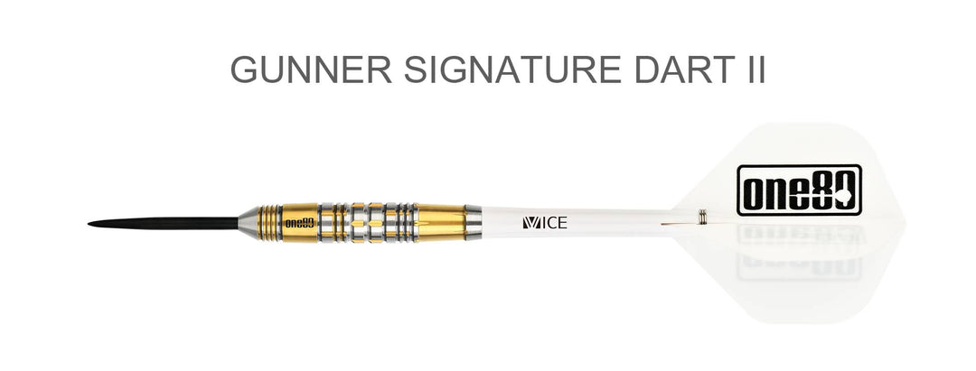 One80 Lourence Ilagan Gunner II complete 90% tungsten steel tip dart side profile