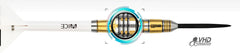 One80 Lourence Ilagan Gunner II 90% tungsten steel tip dart top and barrel profile view