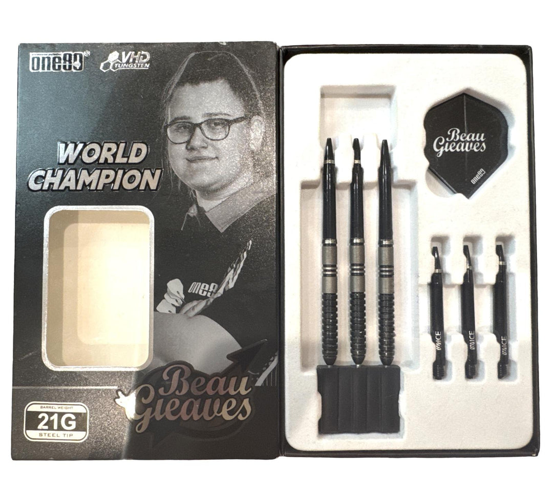 One80 One 80 World Champion Beau Gleaves 90% Tungsten 21g trade-in darts