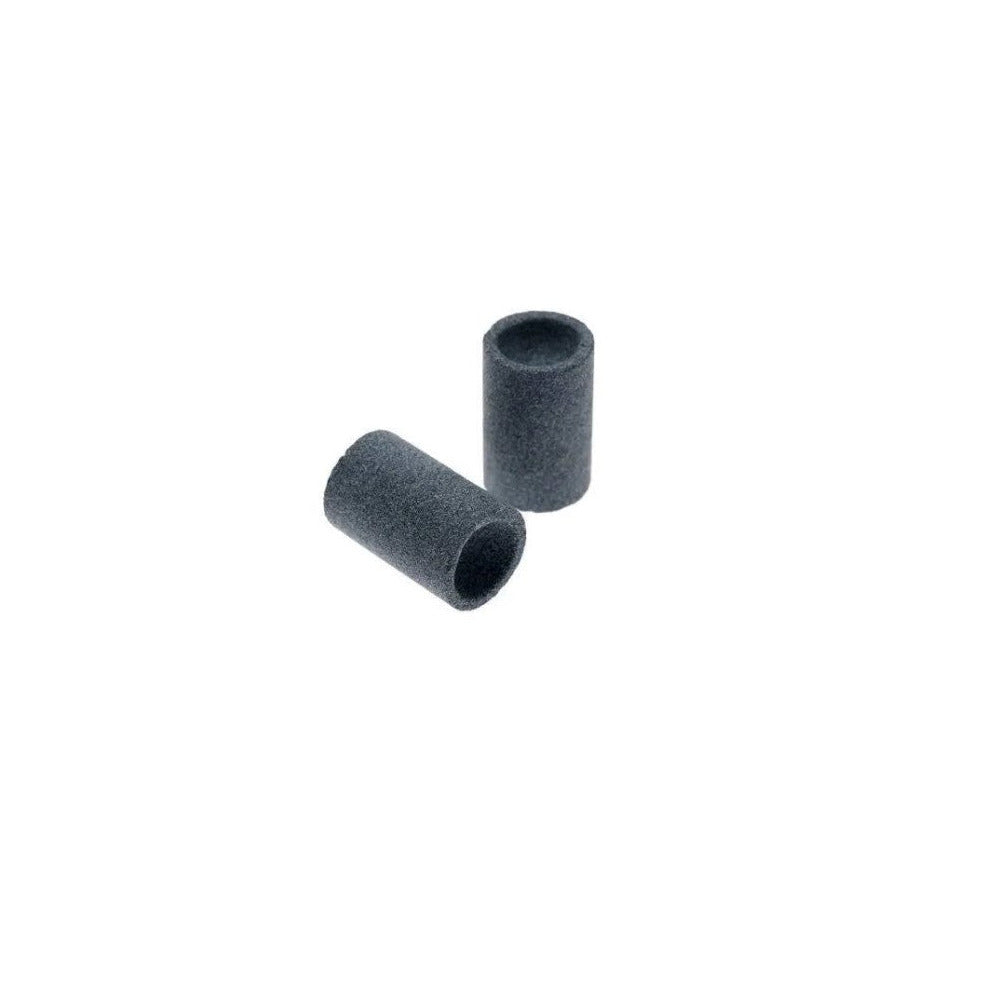 One80 round stone dart sharpeners shown upright and on their side