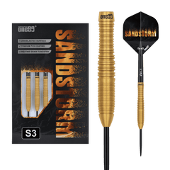 One80 Sandstorm S3 90% tungsten steel tip darts complete set with packaging