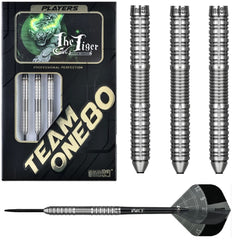 One80 'The Tiger' Aaron Morrison Steel Tip Darts 90% — set contents and packaging