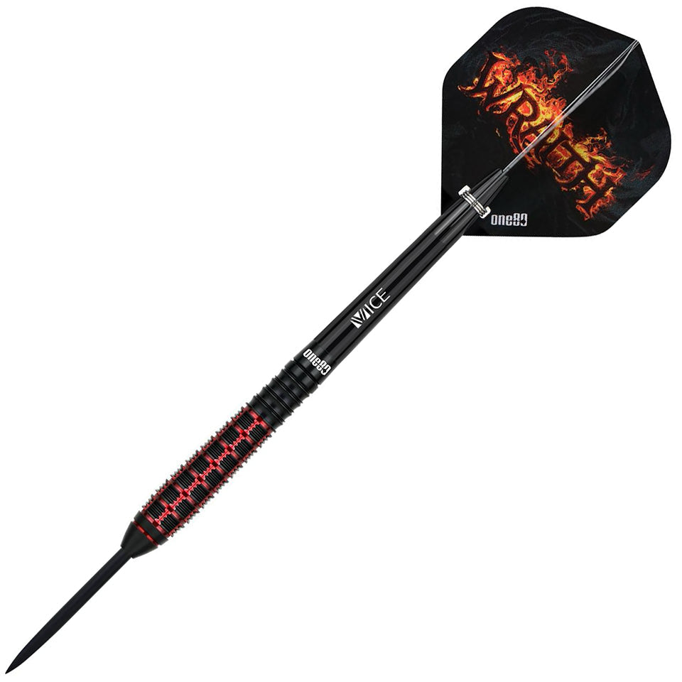 One80 Wraith W1 Steel Tip Darts 90% Tungsten — assembled dart