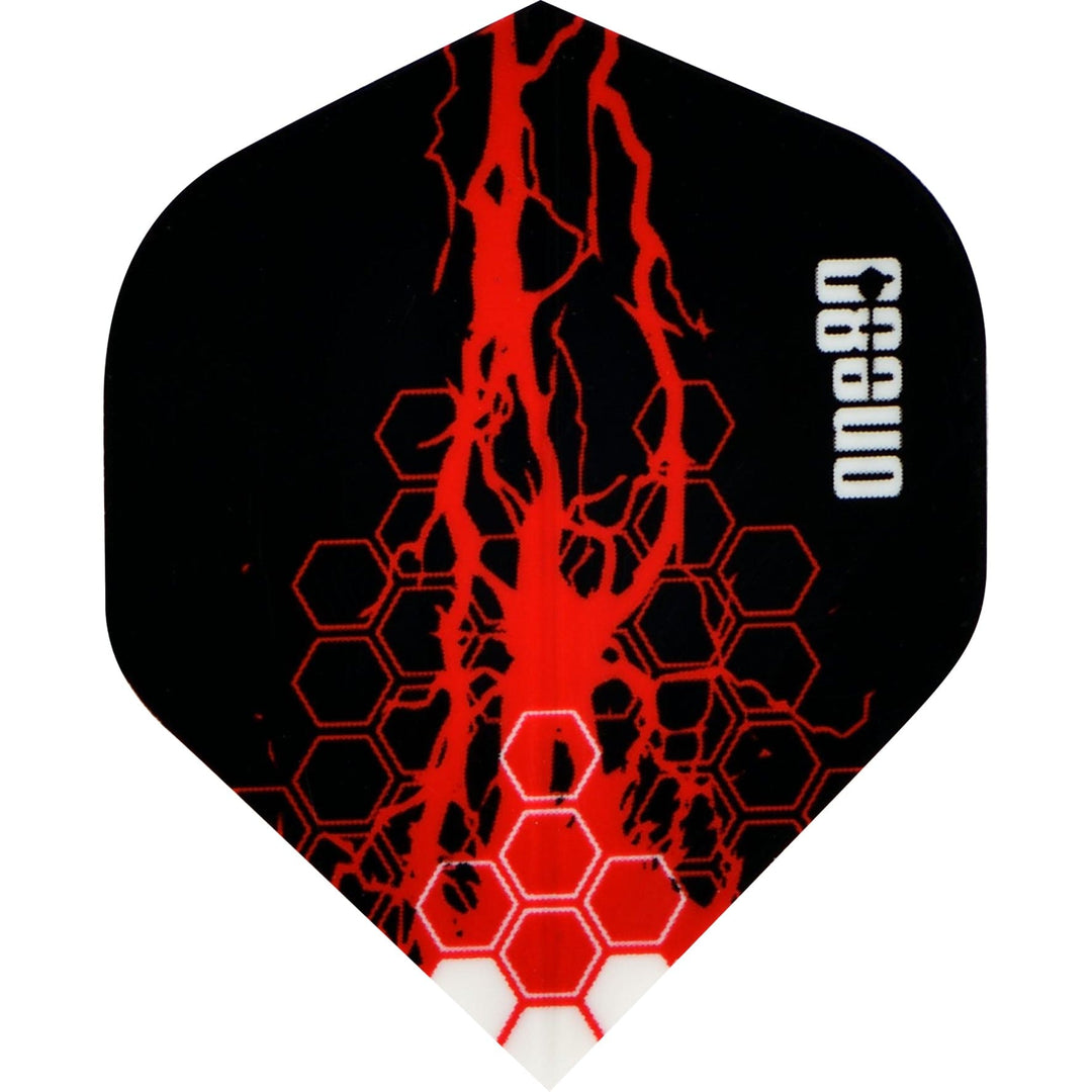 One80 Trio Flights Pack Charge — red flight design