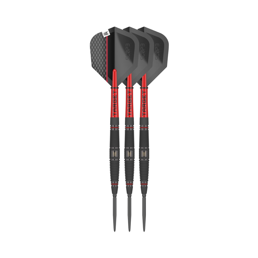 Target Scope 04 Steel Tip Darts - 90% Tungsten - three assembled darts