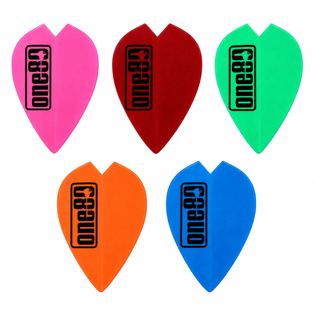Darts Flights - Pack Of 5 Tear Drop Flights — unpackaged products on white